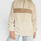 Retro Quarter-zip (Ivory & Beige)