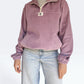 Dusk Corduroy Quarter-Zip (Lilac)