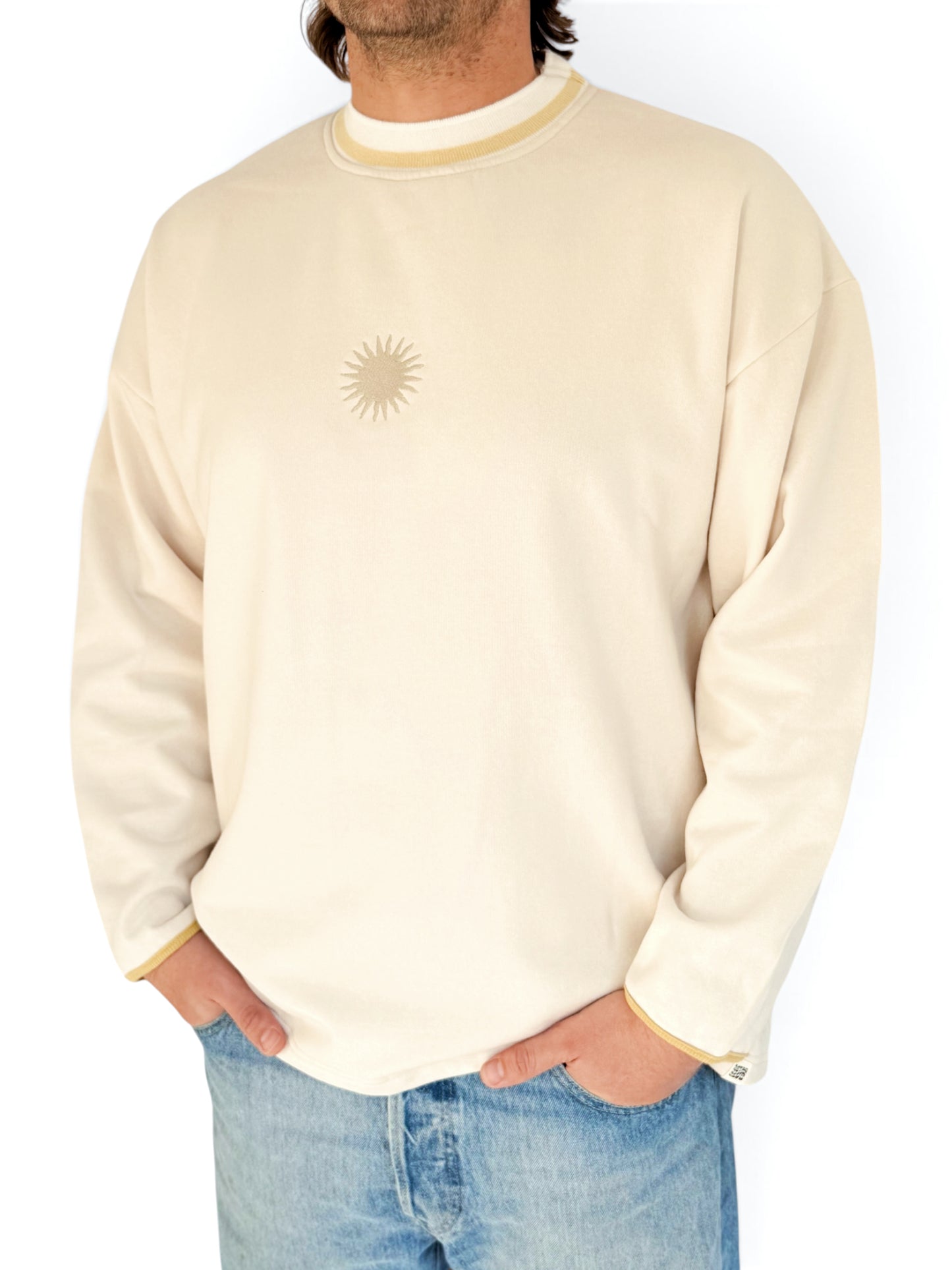 Unisex Sunburst Crew (Yellow)