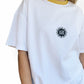 RC Sun - Unisex Short White Tee (Mustard Crew)