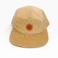 (100% Local 🇿🇦) Five Panel Cord Cap - Tan "Laid Back"