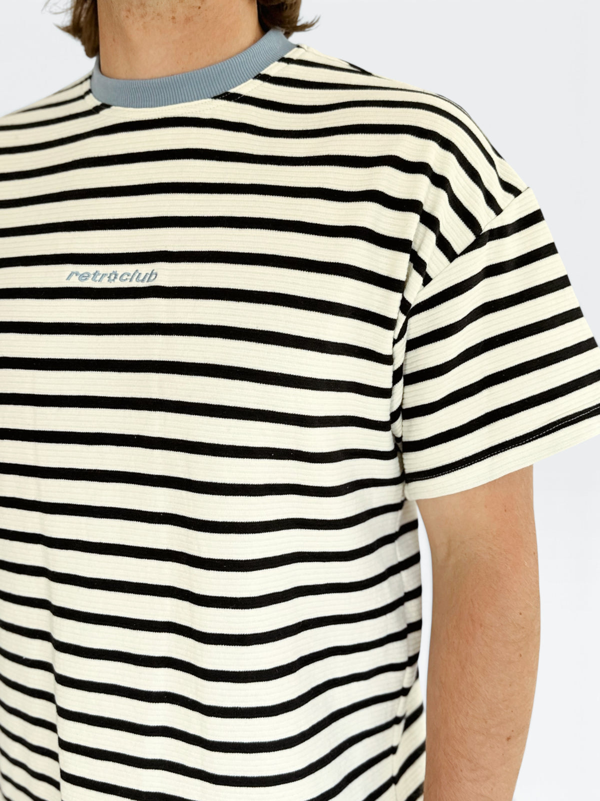 Unisex Stripe Short Tee