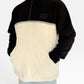 LIMITED EDITION: Dawn Corduroy Quarter-zip (Black Polar Fleece)