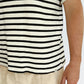 Unisex Stripe Short Tee
