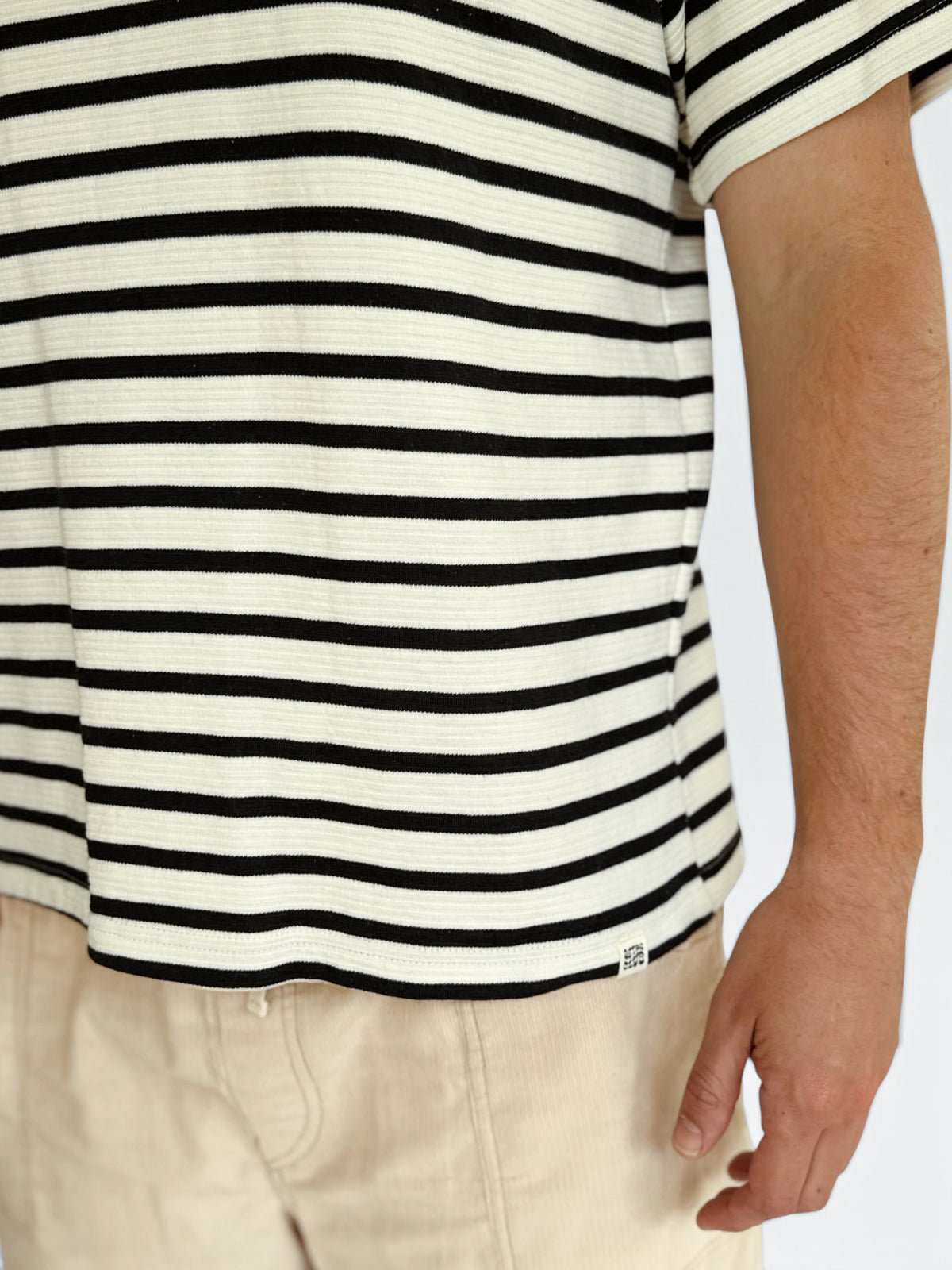 Unisex Stripe Short Tee