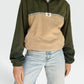 Dusk Corduroy Quarter-Zip (Khaki)