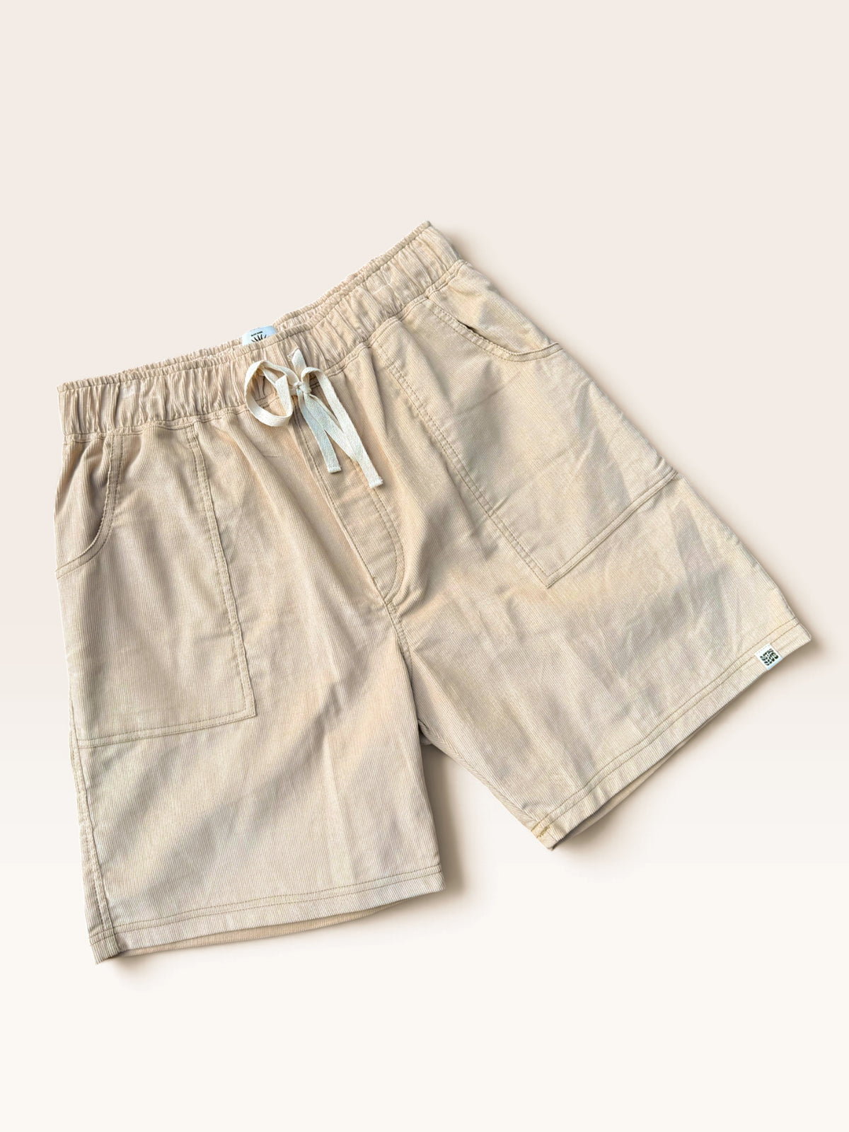 Men's Corduroy Shorts (Cream)