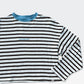 Unisex Crop Stripe Longsleeve Tee