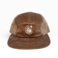 (100% Local 🇿🇦) Five Panel Cord Cap - Brown "Solaris"