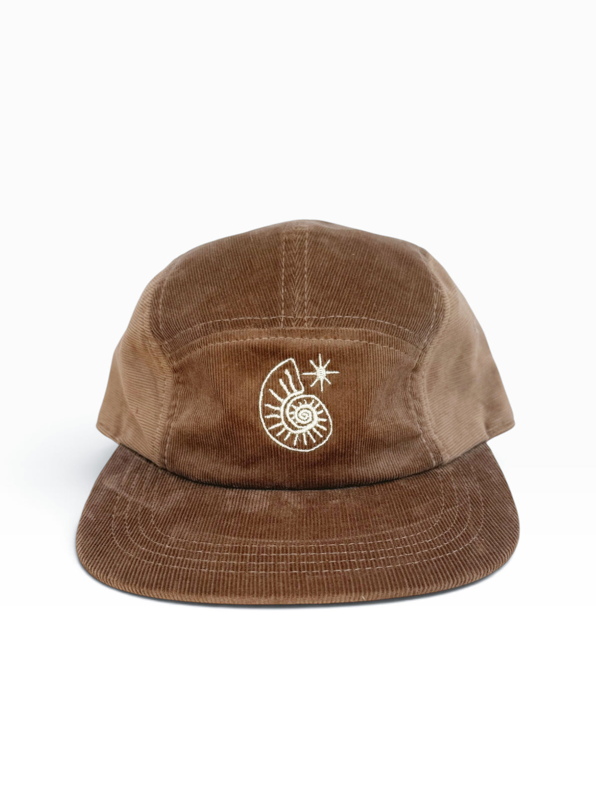 (100% Local 🇿🇦) Five Panel Cord Cap - Brown "Solaris"