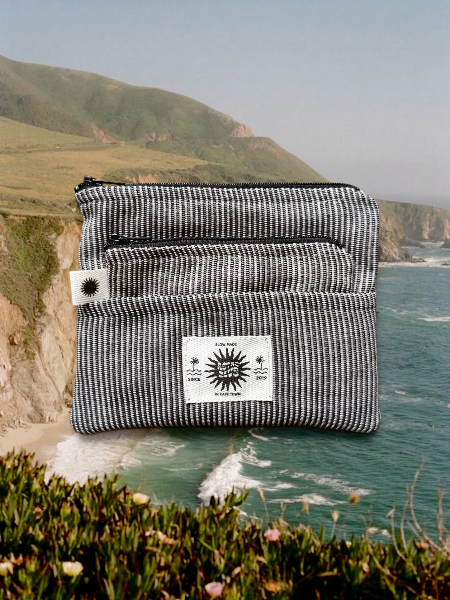 ZERO-WASTE Pouch Set (Navy Stripes)
