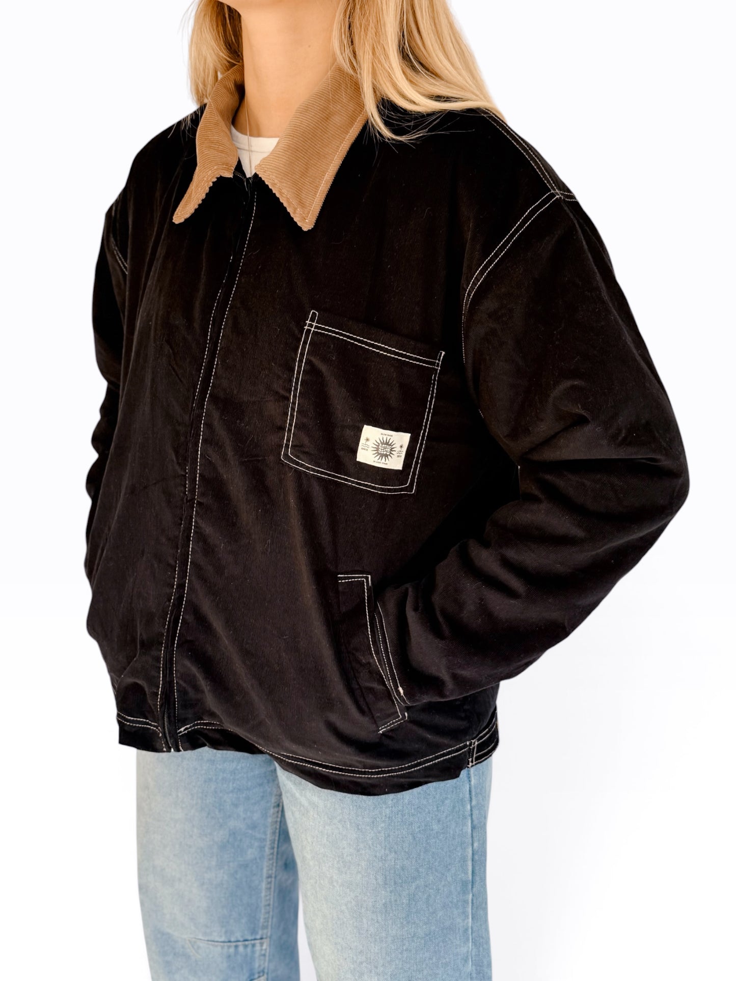 Workers Jacket (Black Sherpa)