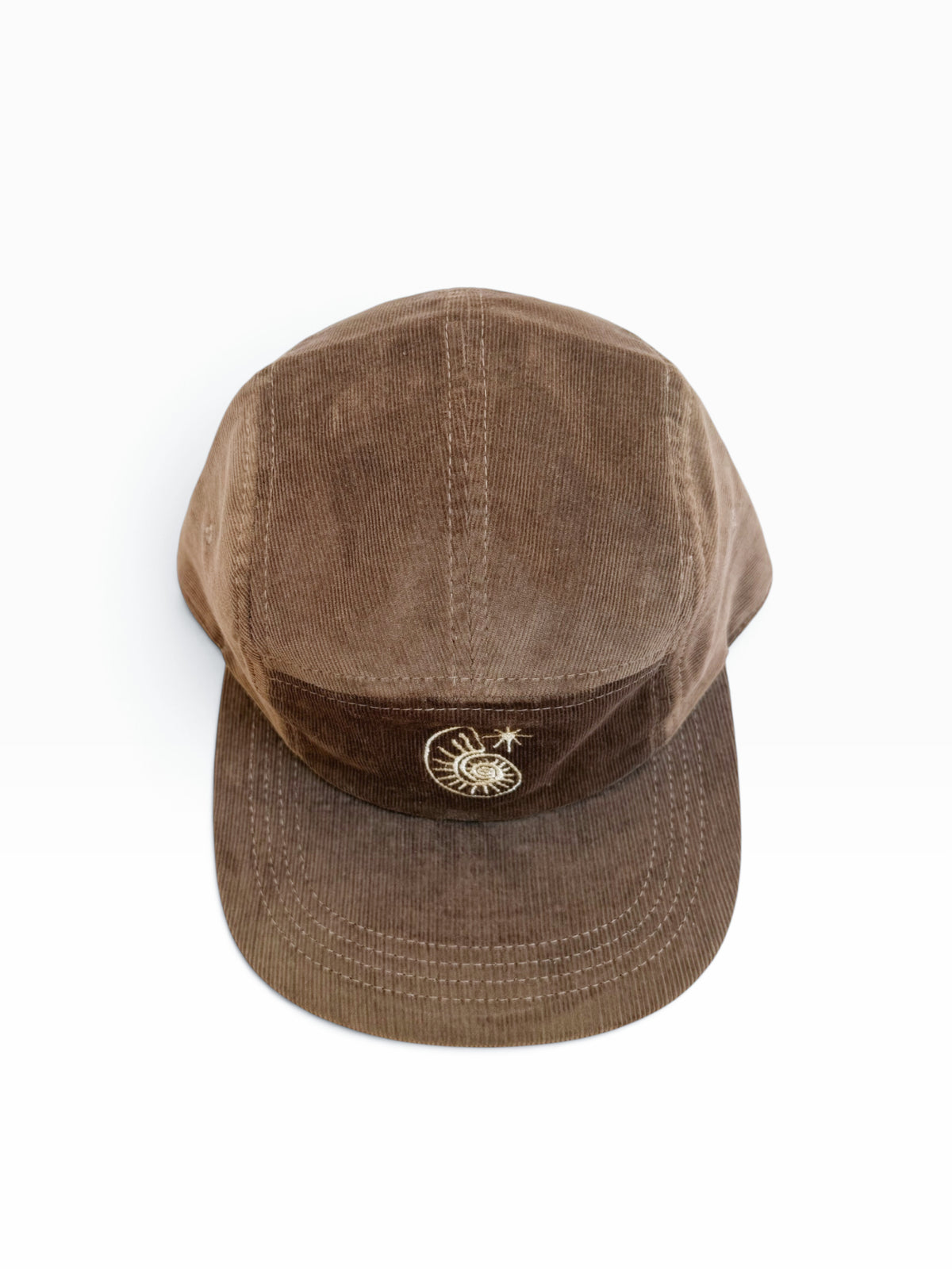 (100% Local 🇿🇦) Five Panel Cord Cap - Brown "Solaris"
