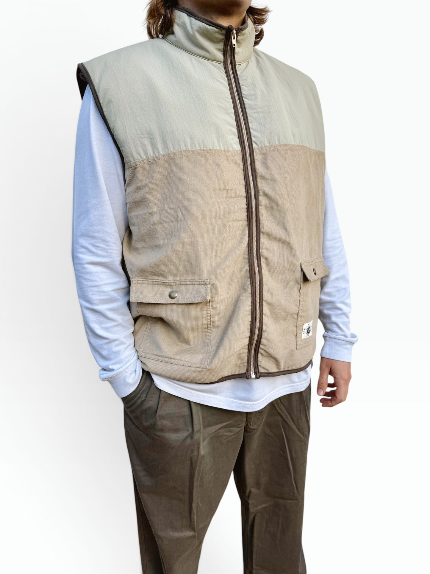 Unisex Fisherman Vest (Sage)