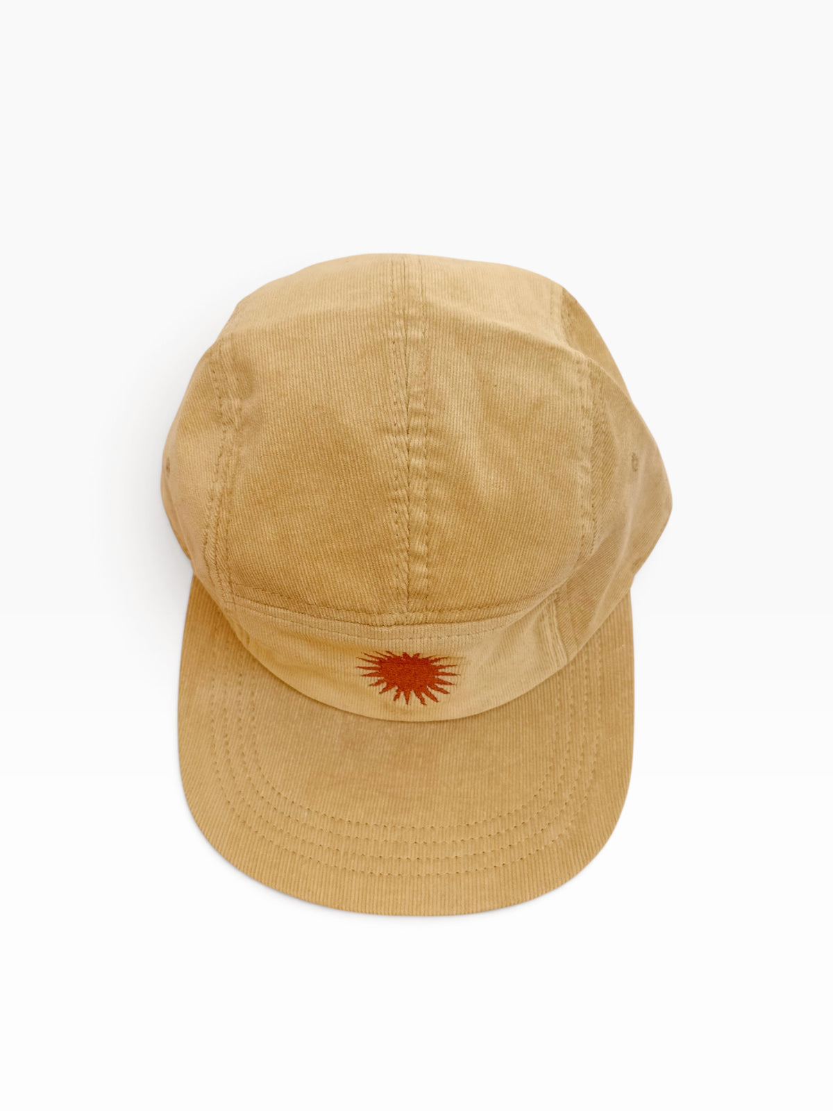 (100% Local 🇿🇦) Five Panel Cord Cap - Tan "Laid Back"