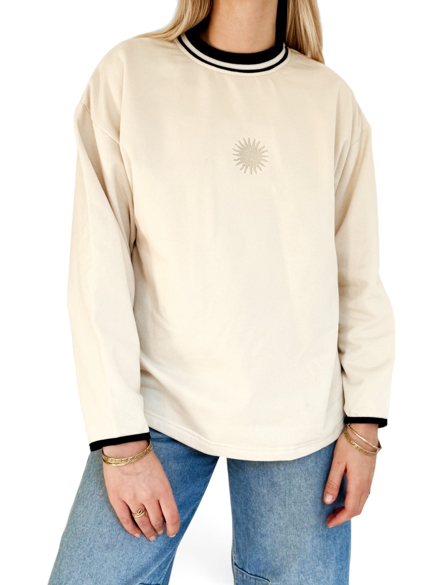 Unisex Sunburst Crew (Navy)