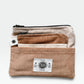 ZERO-WASTE Pouch Set (Camel & Cream)