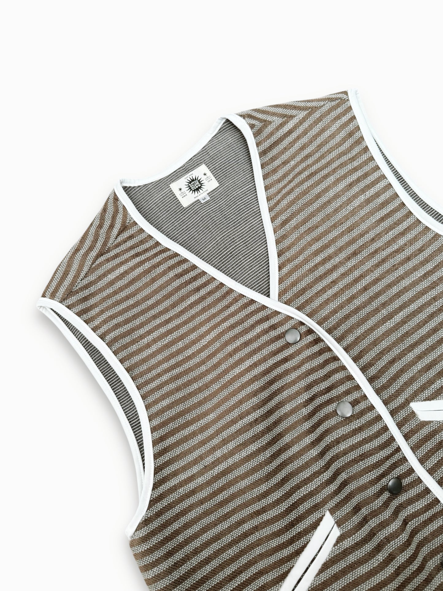 Striped Summer Gilet Waistcoat