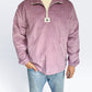 Dusk Corduroy Quarter-Zip (Lilac)