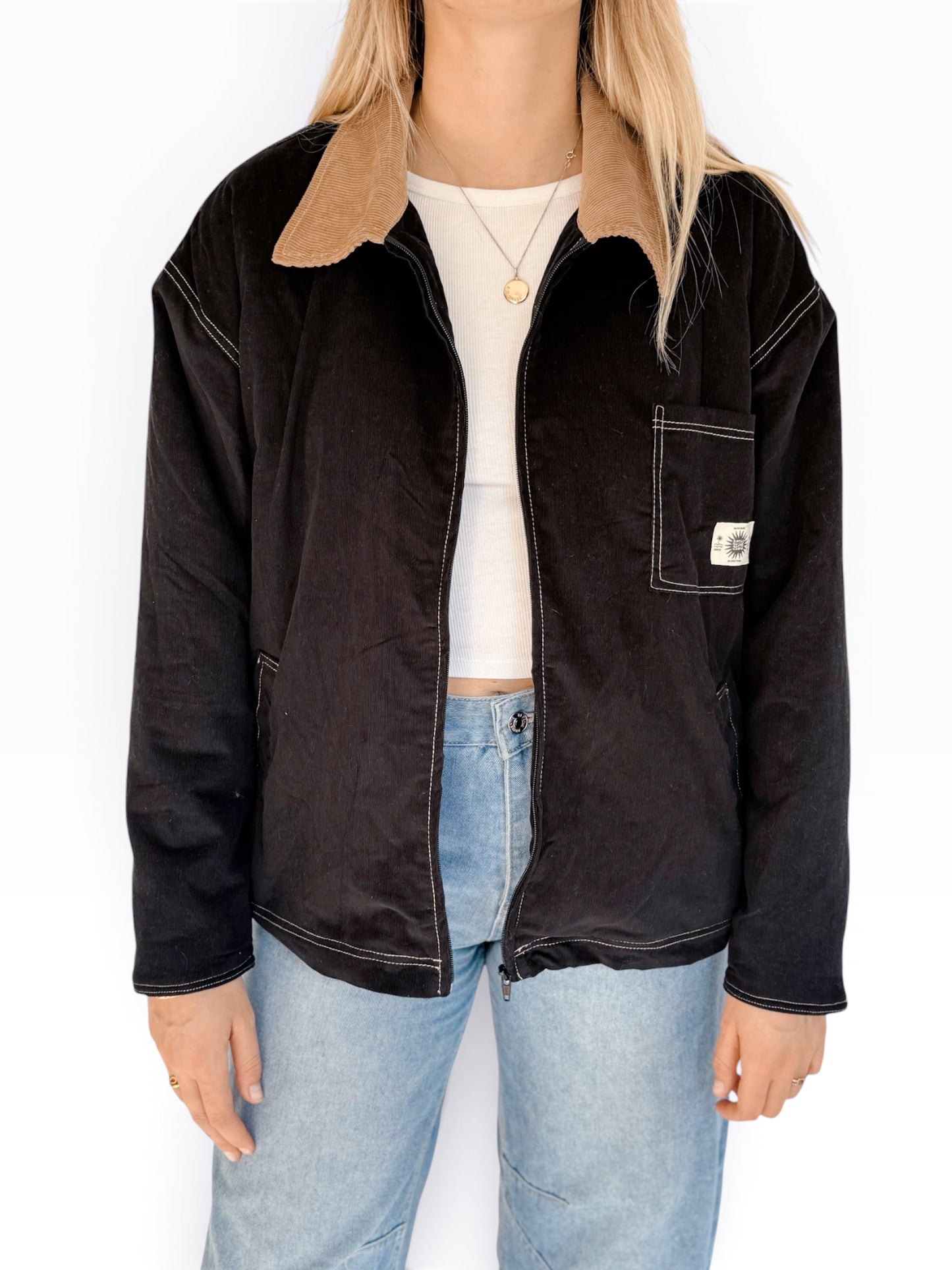 Workers Jacket (Black Sherpa)