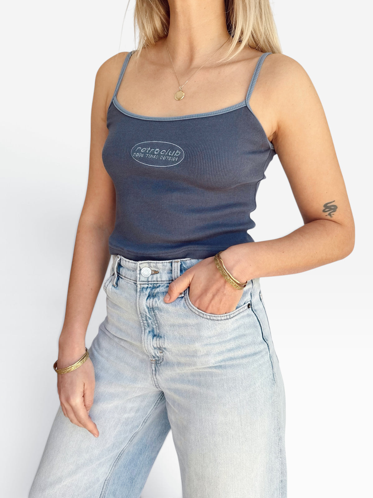 Tank Top (Blue - "Good Times")