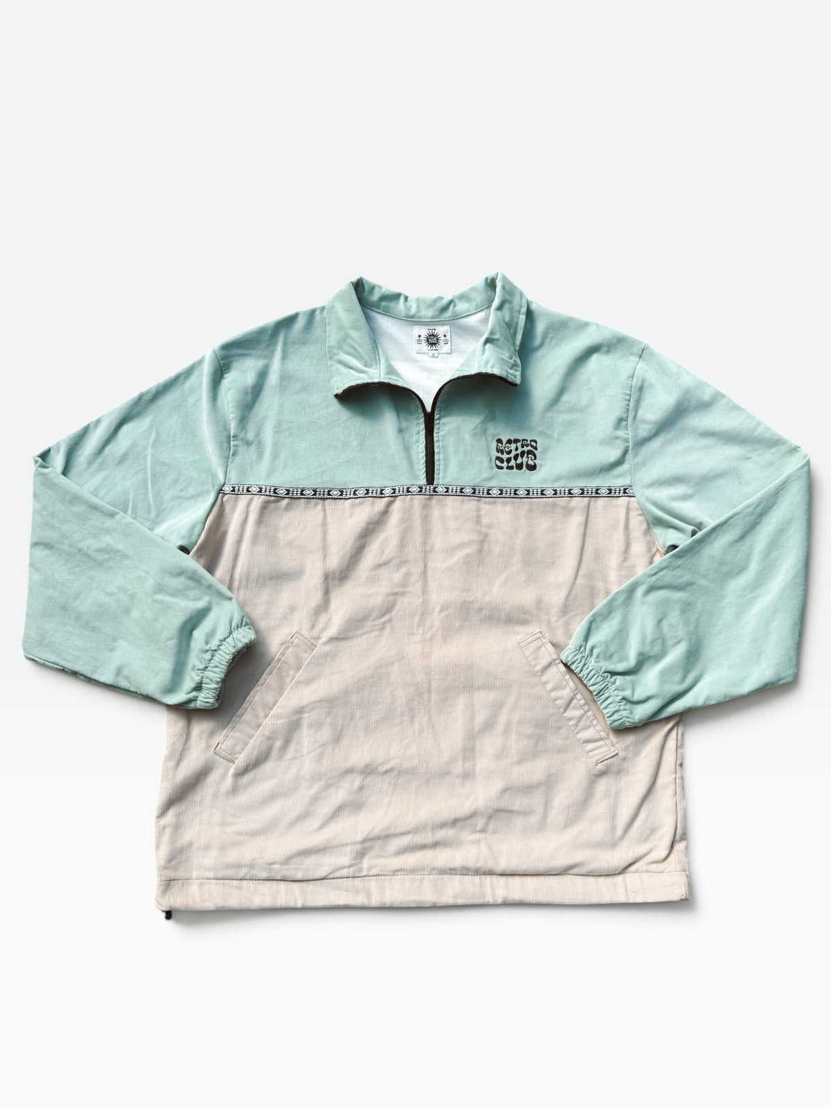 Dawn Corduroy Quarter-Zip (Mint)