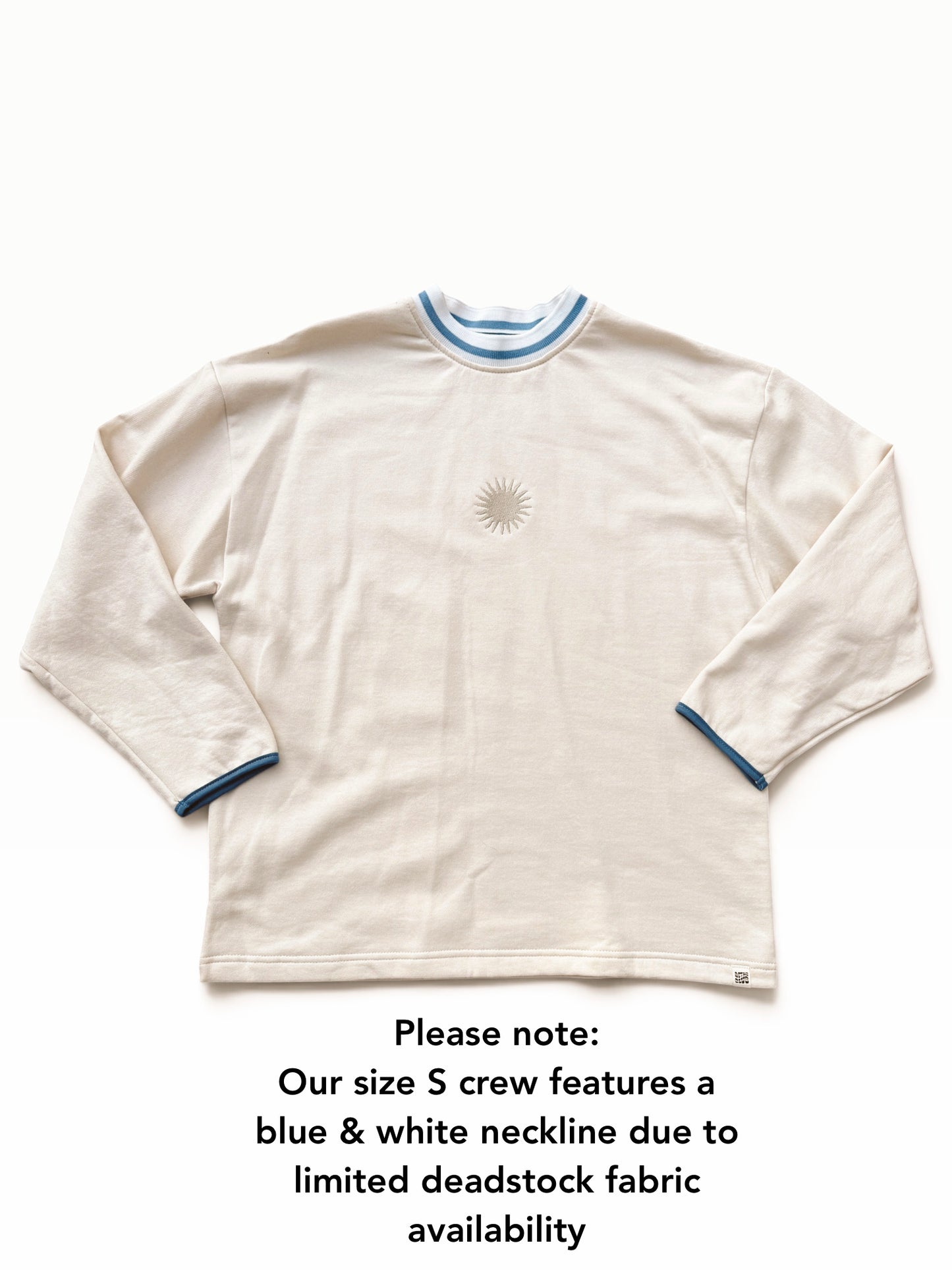 Unisex Sunburst Crew (Blue)