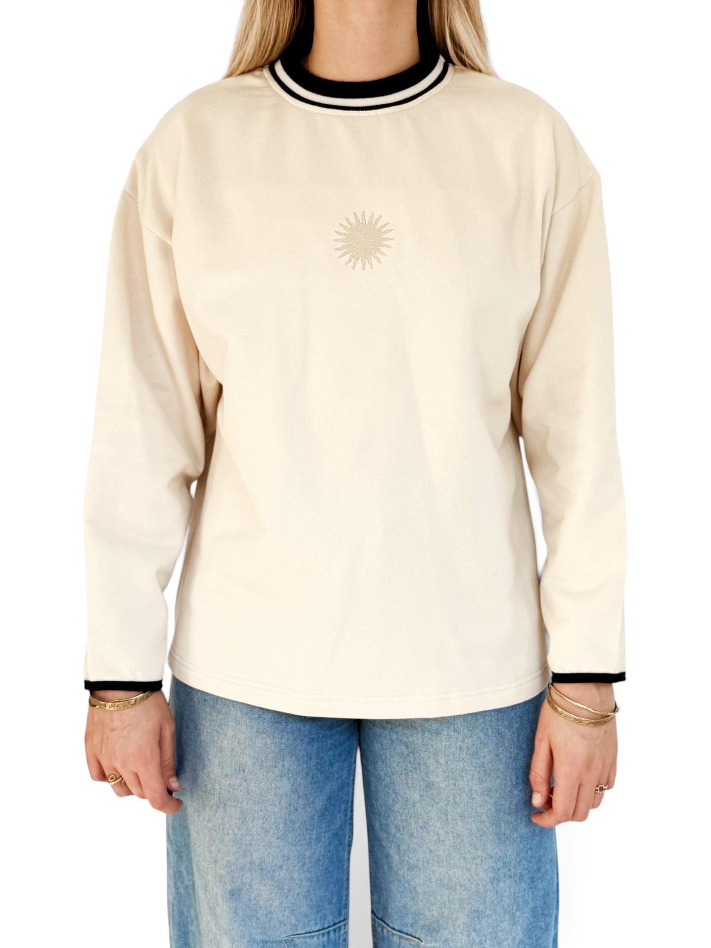 Unisex Sunburst Crew (Navy)