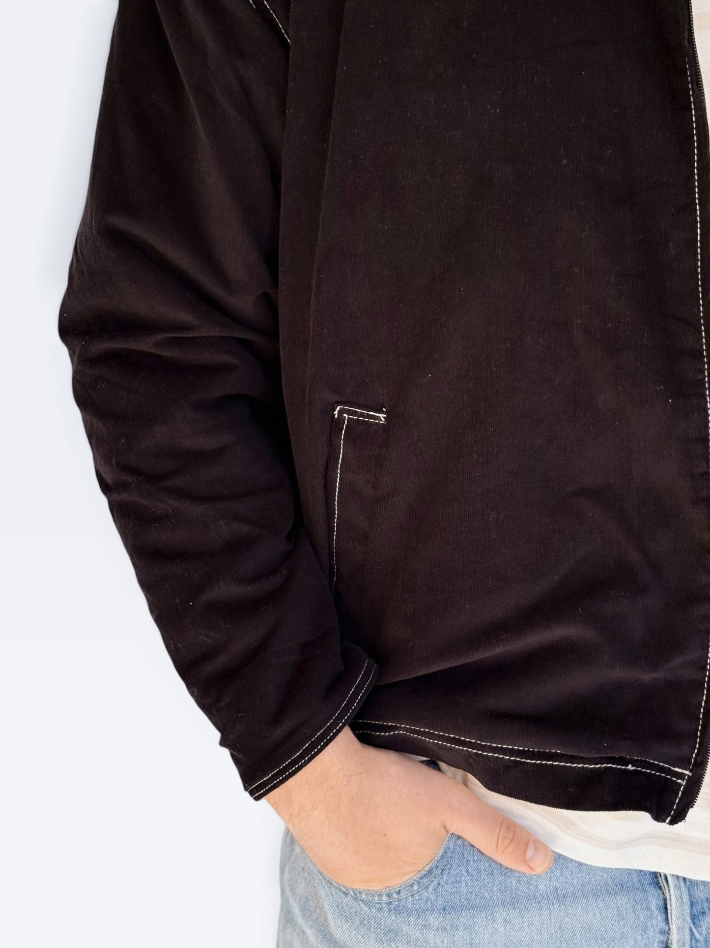 Workers Jacket (Black Sherpa)
