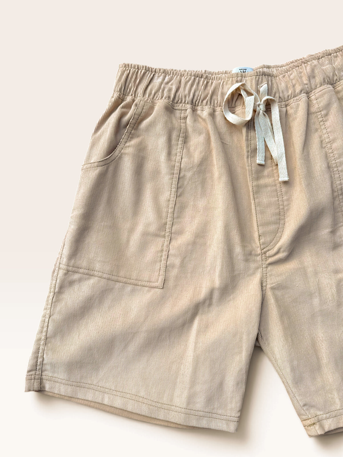 Men's Corduroy Shorts (Cream)