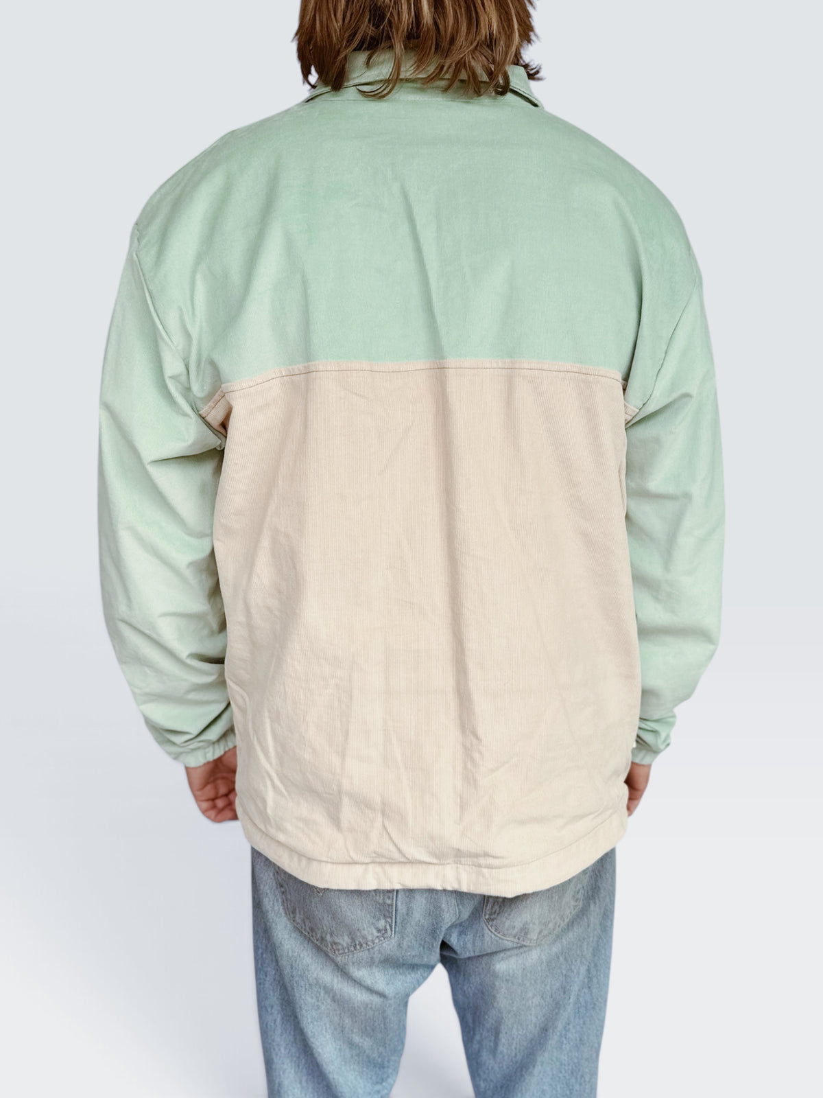 Dawn Corduroy Quarter-Zip (Mint)