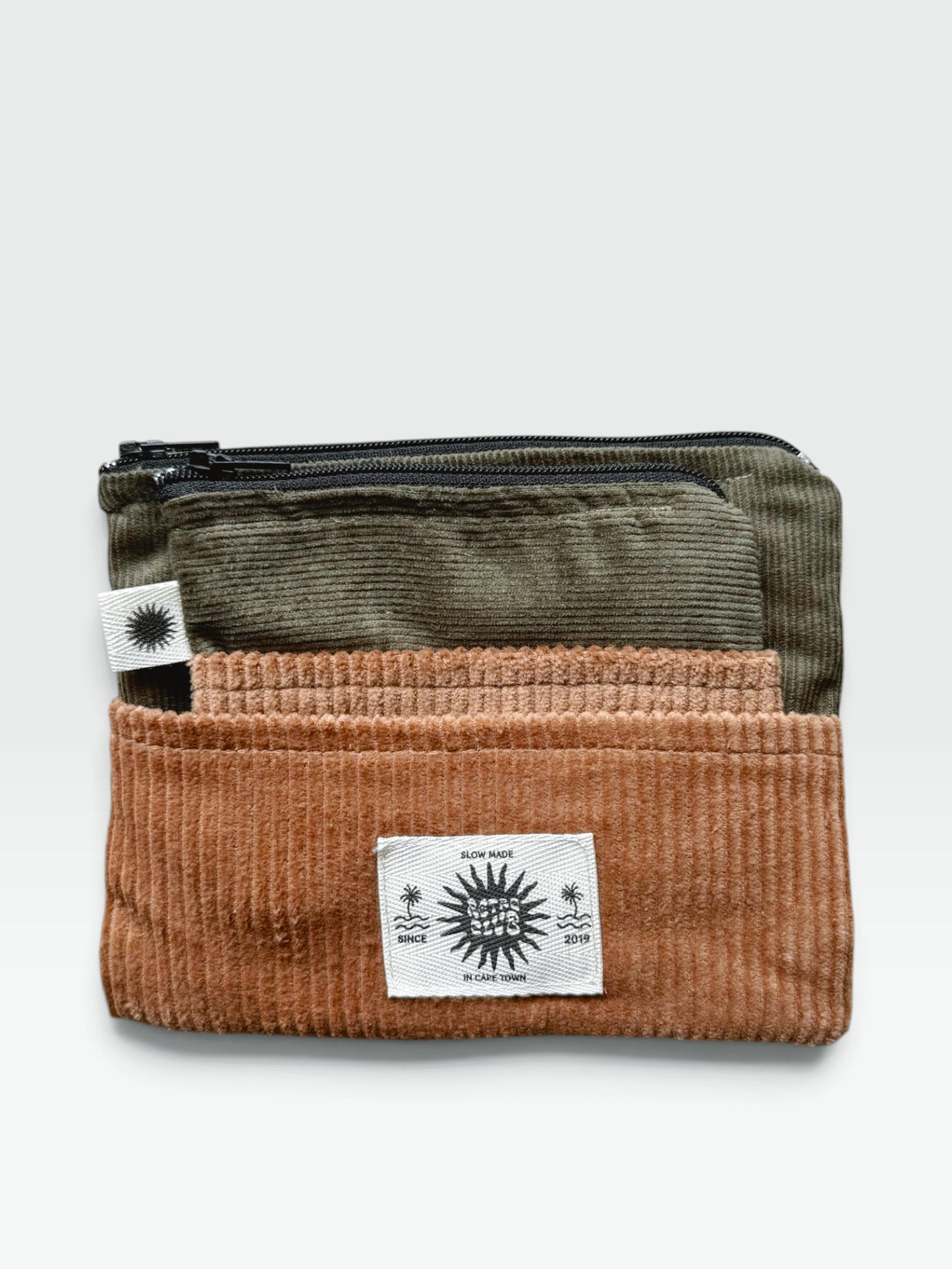 ZERO-WASTE Pouch Set (Khaki & Camel)