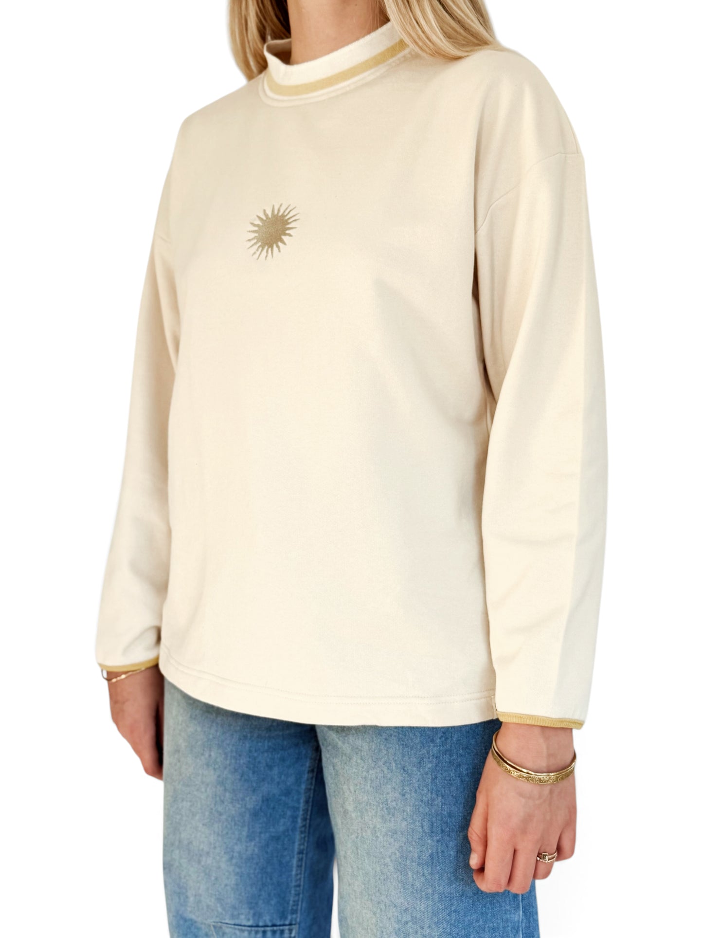 Unisex Sunburst Crew (Yellow)