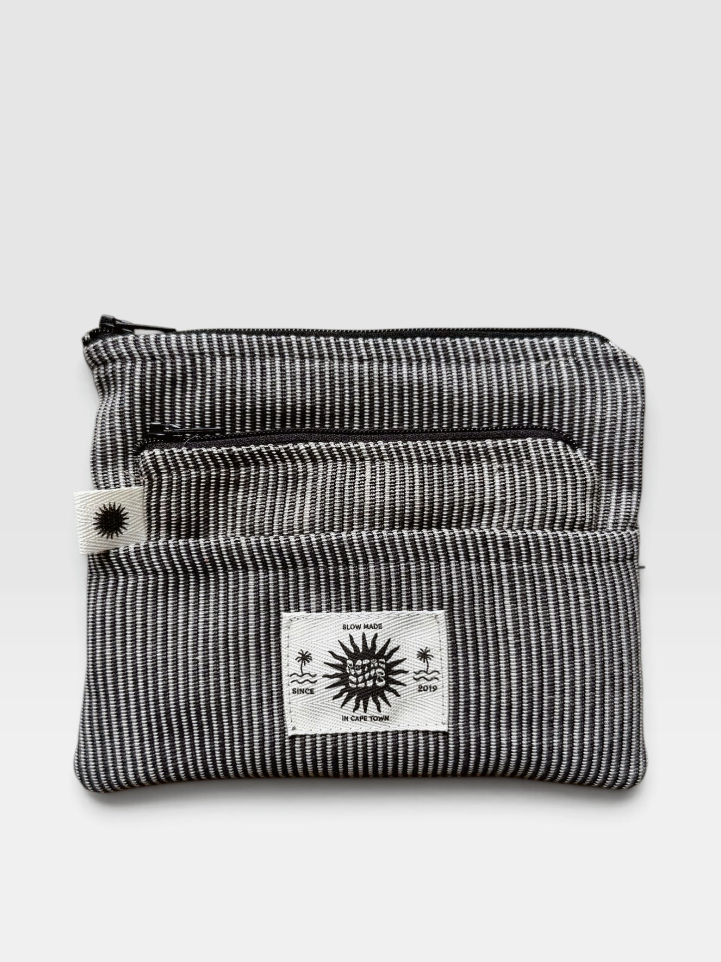 ZERO-WASTE Pouch Set (Navy Stripes)