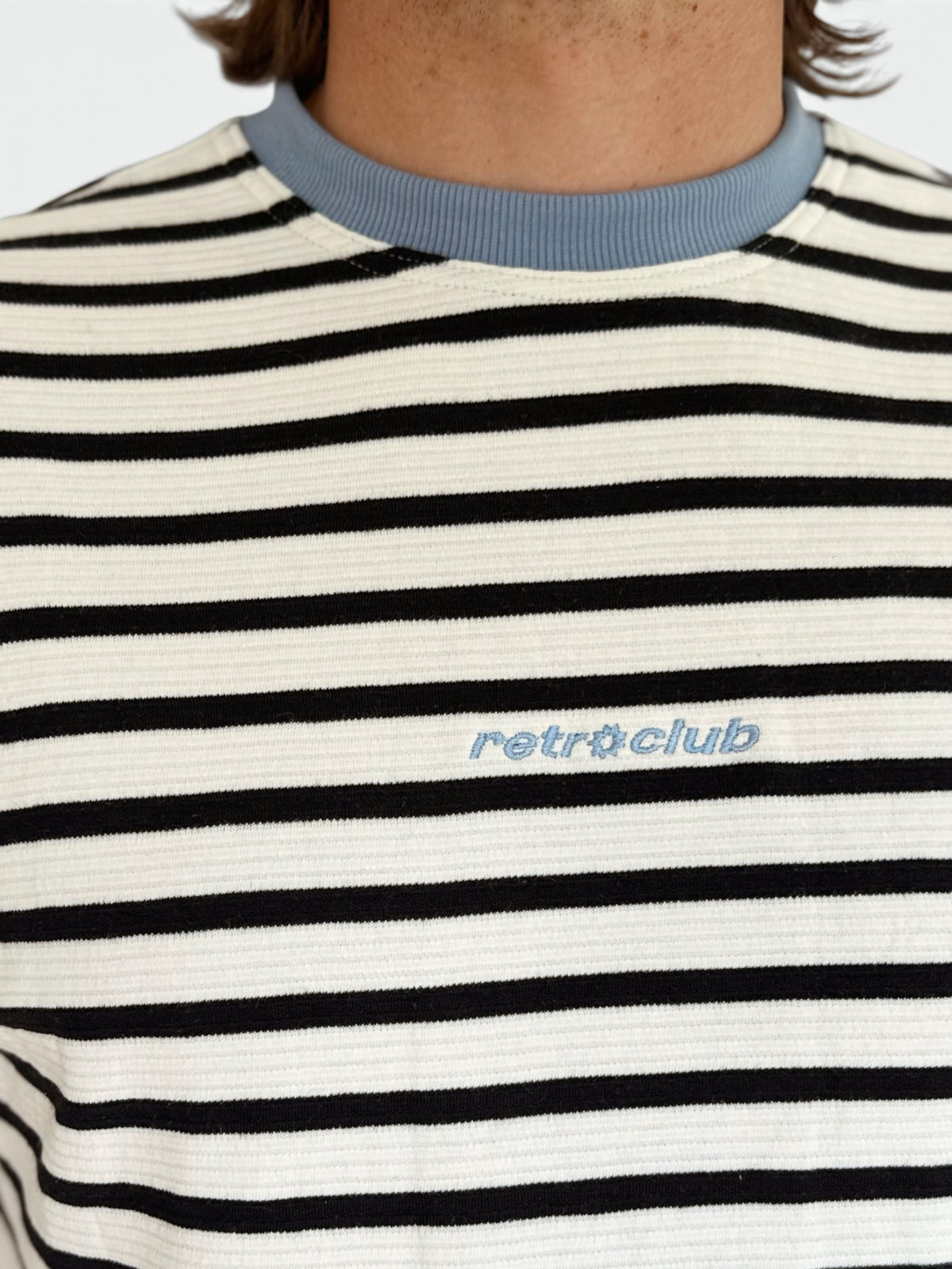 Unisex Stripe Short Tee
