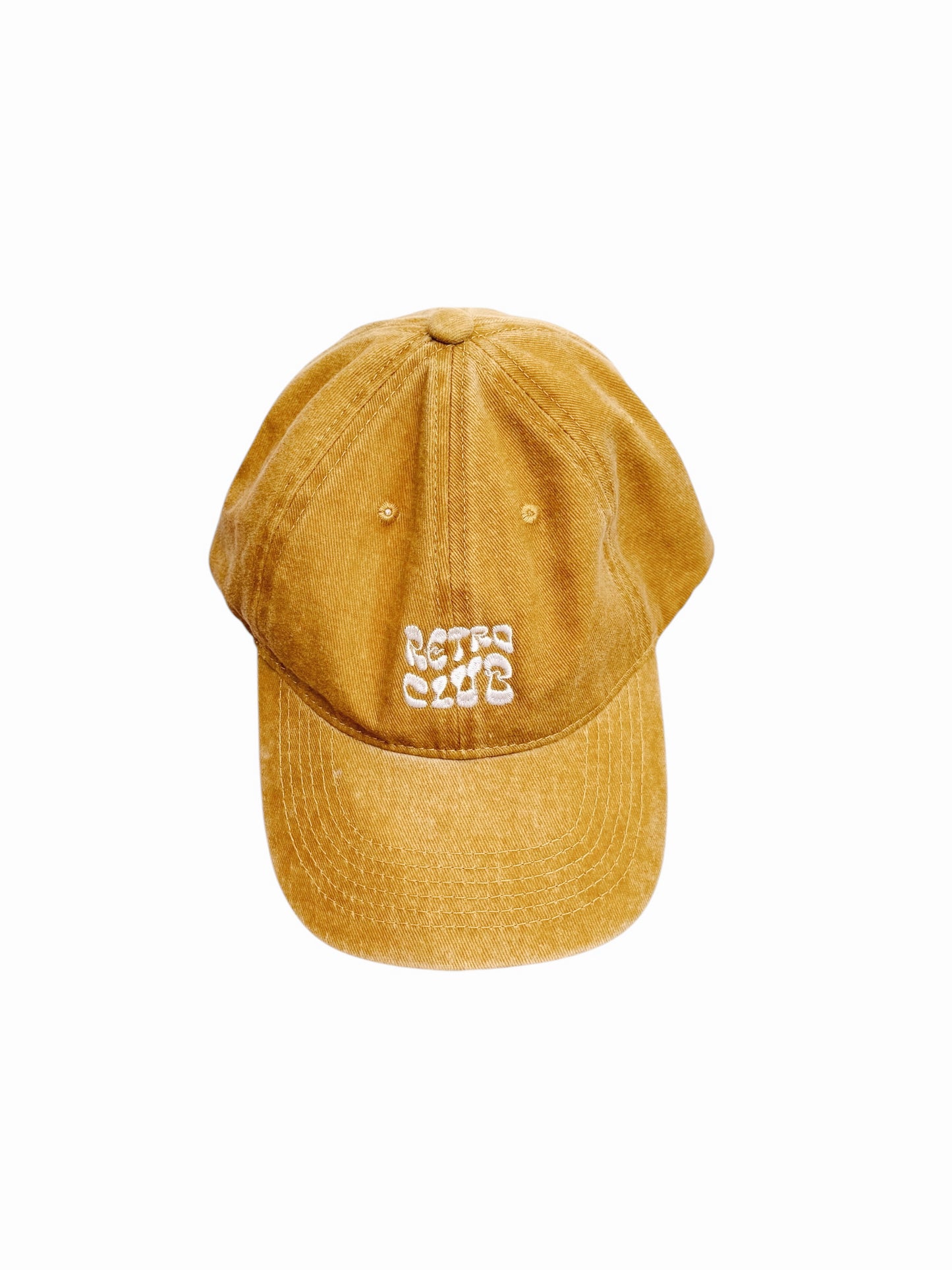 Wonky Logo Cap - Mustard