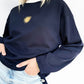 Unisex Sunburst Long Tee (Navy)