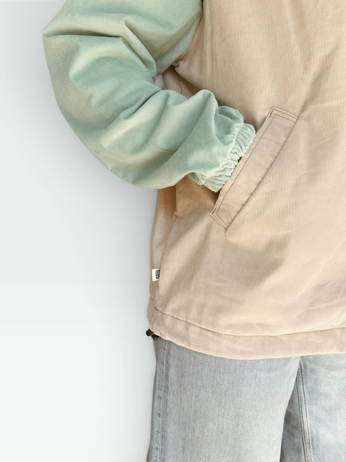 Dawn Corduroy Quarter-Zip (Mint)