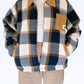 Workers Jacket (Navy Plaid Sherpa)