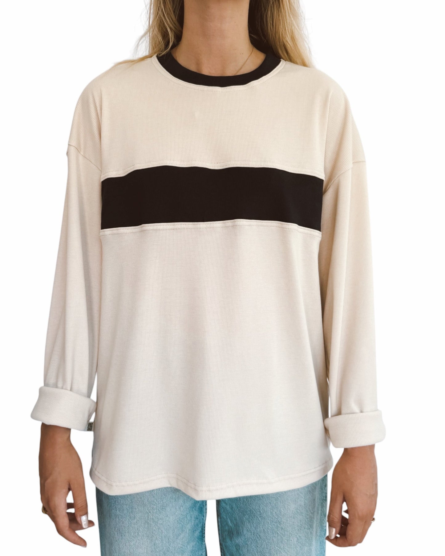 Retro Long Sleeve - Navy