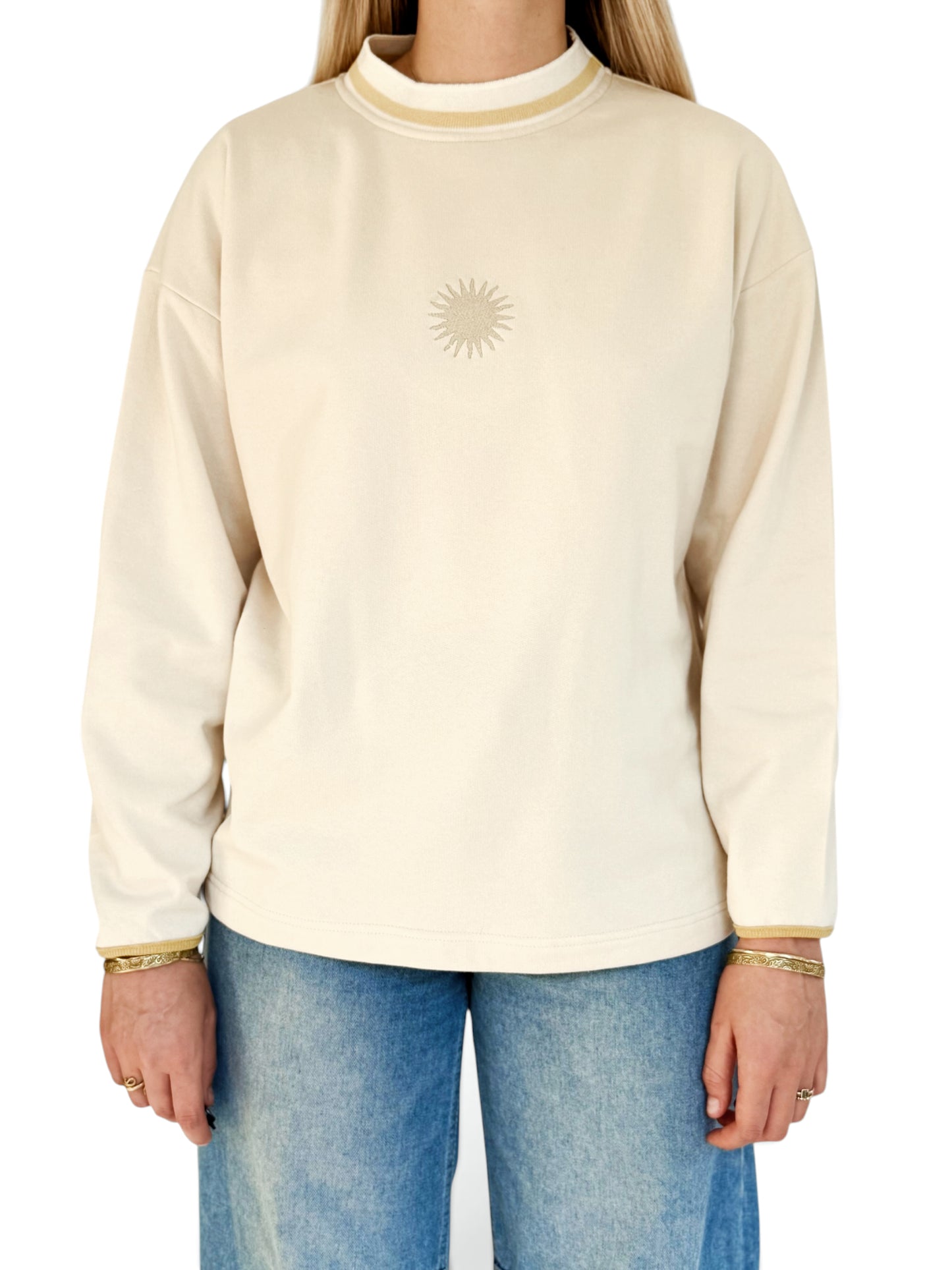 Unisex Sunburst Crew (Yellow)