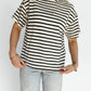 Unisex Stripe Short Tee