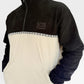 LIMITED EDITION: Dawn Corduroy Quarter-zip (Black Polar Fleece)