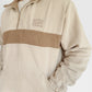Retro Quarter-zip (Ivory & Beige)