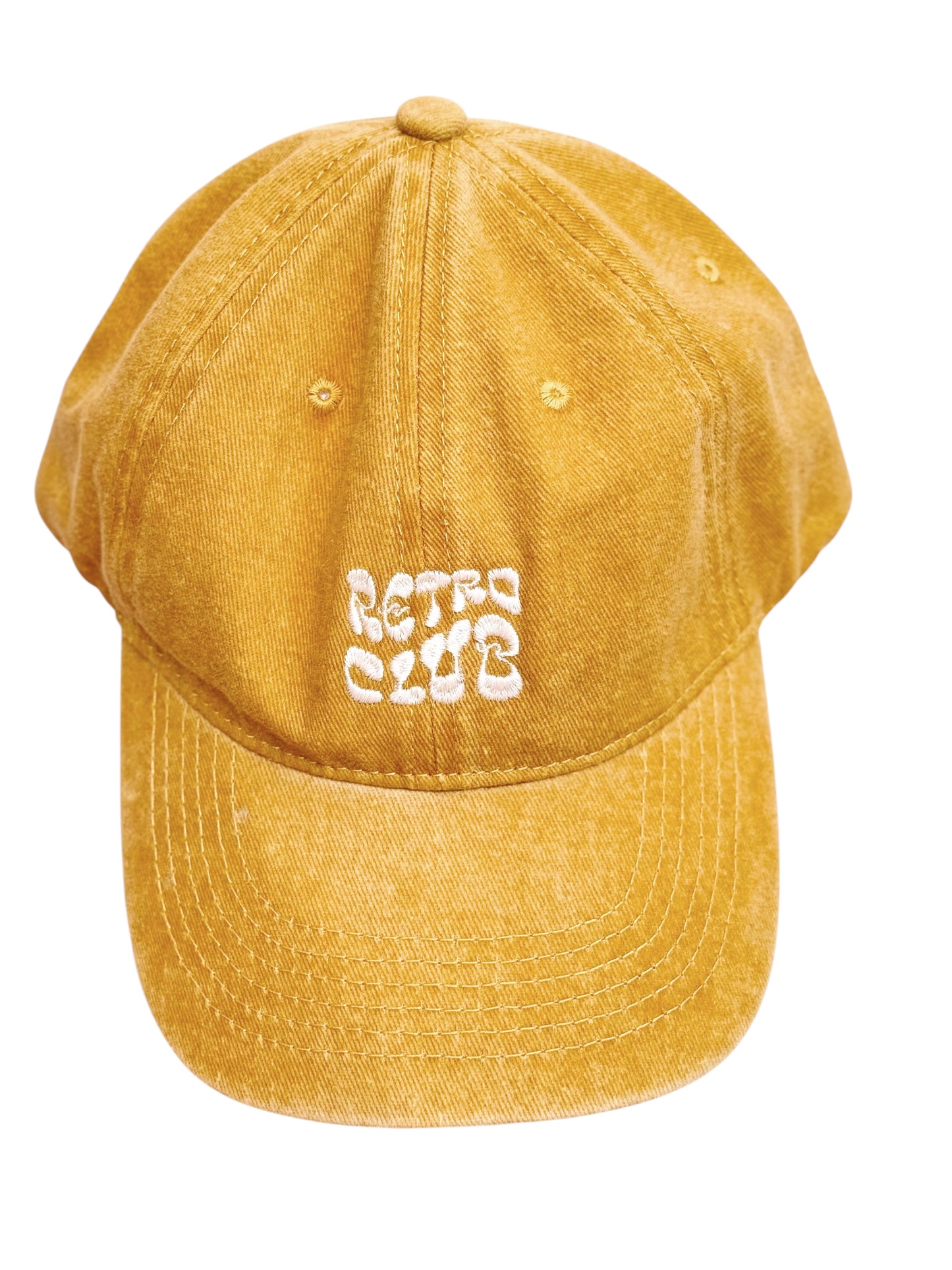 Wonky Logo Cap - Mustard