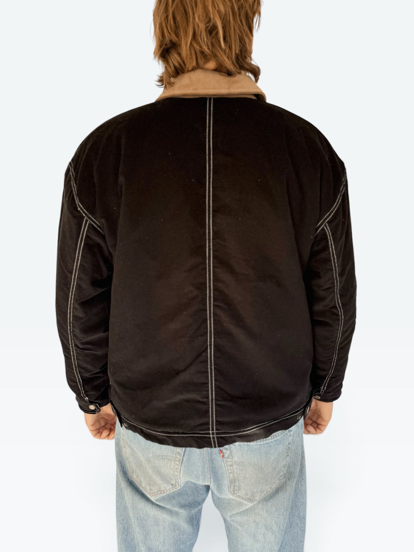 Workers Jacket (Black Sherpa)