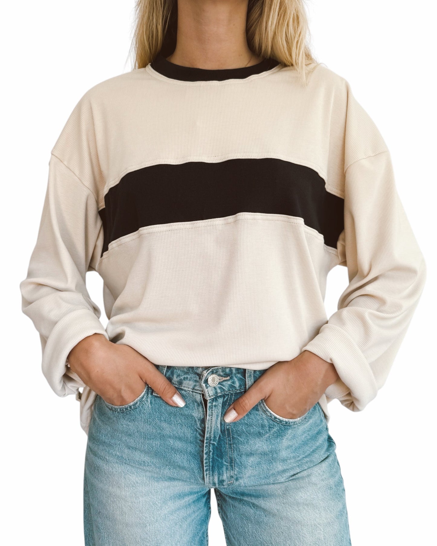 Retro Long Sleeve - Navy