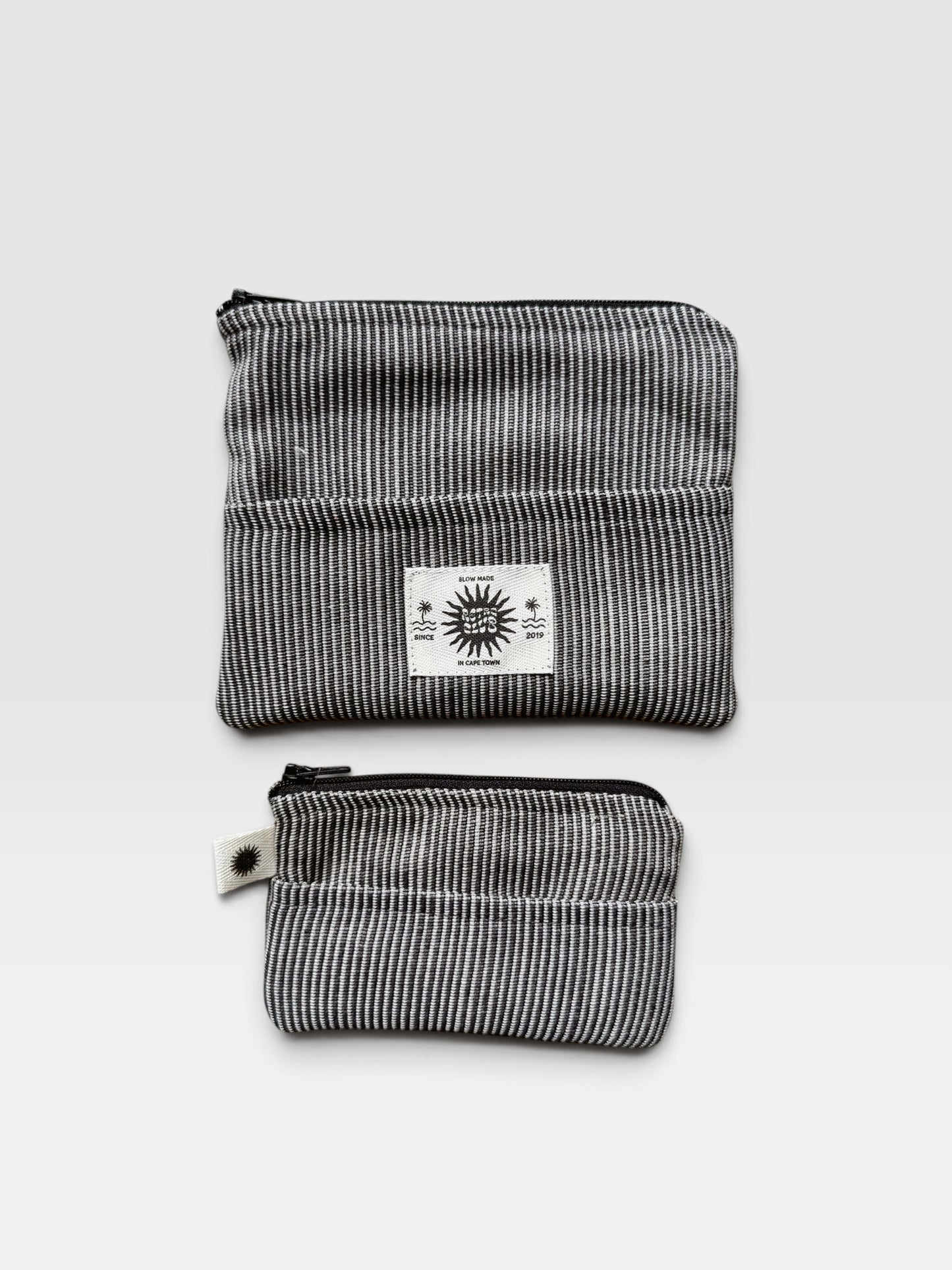 ZERO-WASTE Pouch Set (Navy Stripes)