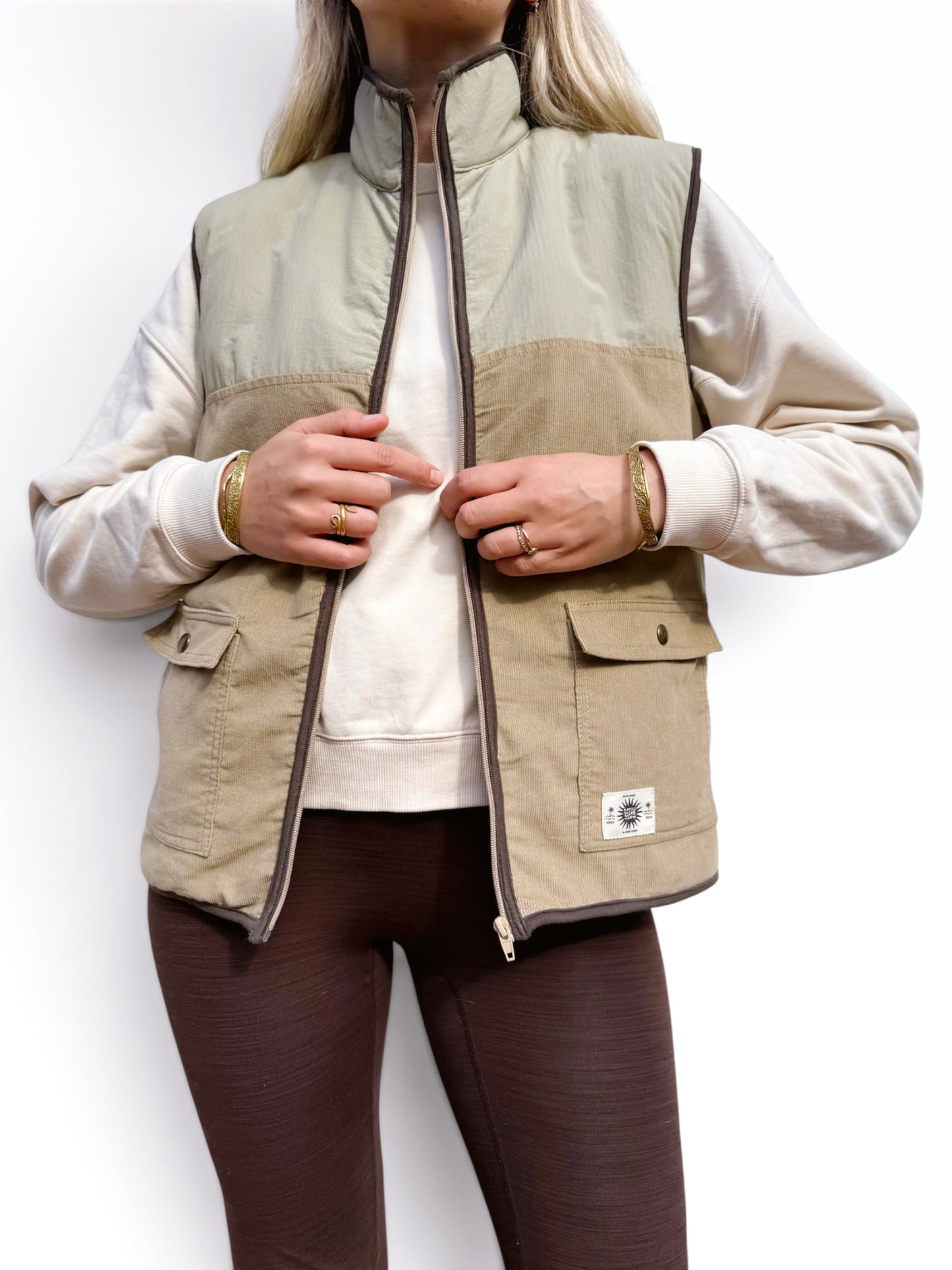Unisex Fisherman Vest (Sage)