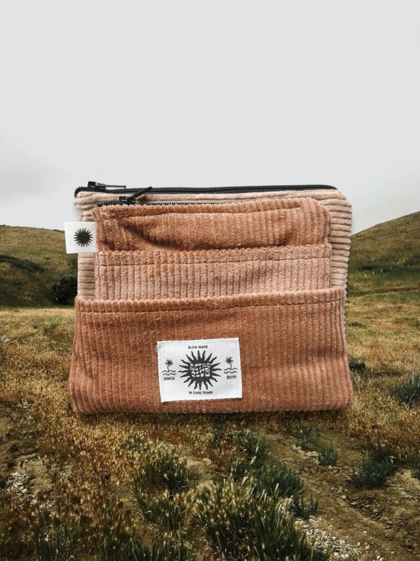 ZERO-WASTE Pouch Set (Camel)